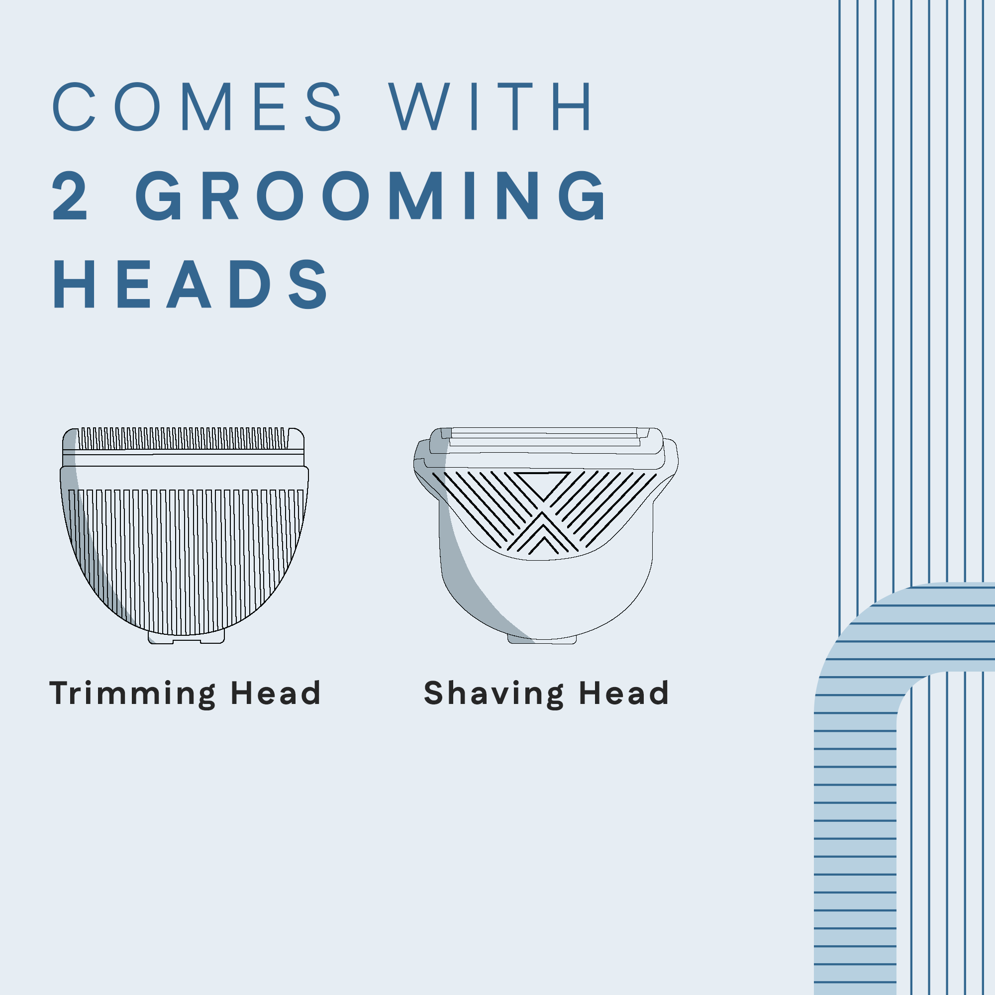 Nut Groomer 2.0 With 2 Grooming Heads