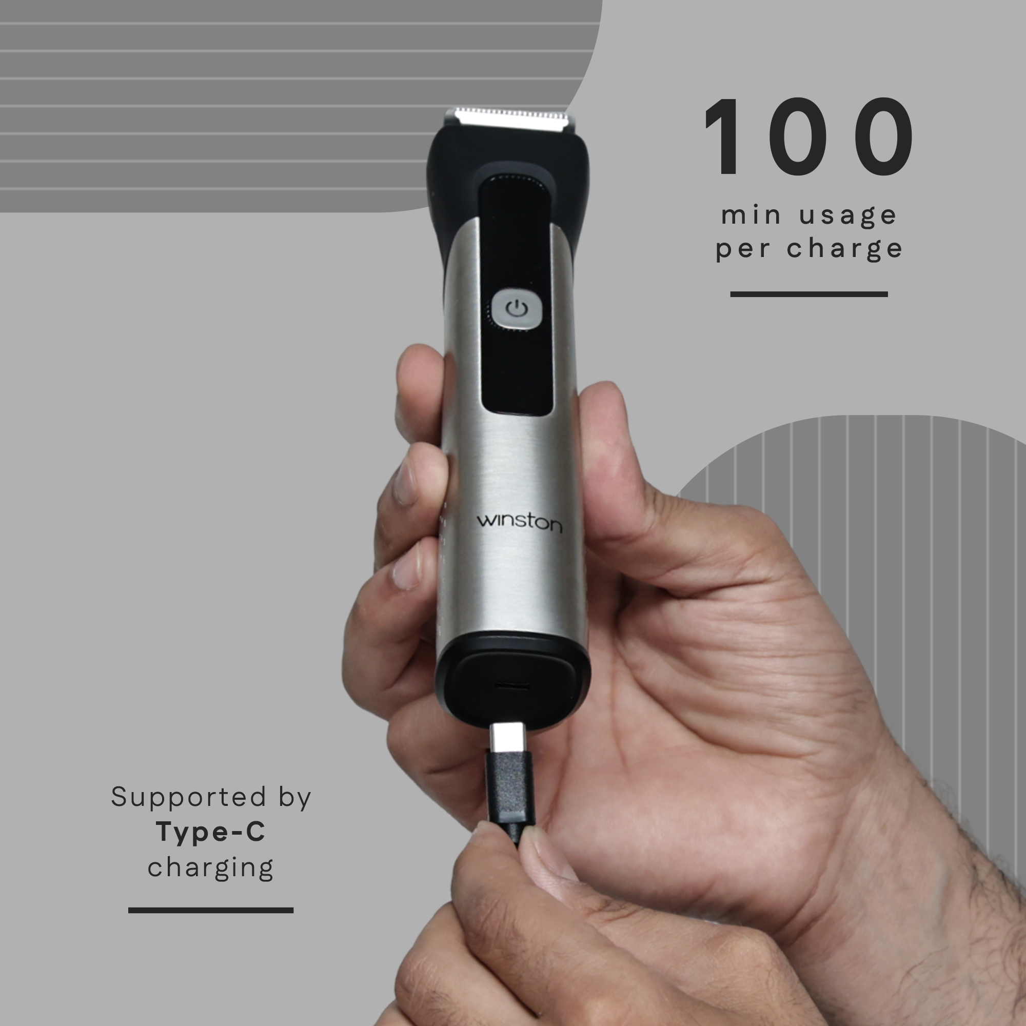 Groom Pro With 100 Min Usage Per Charge
