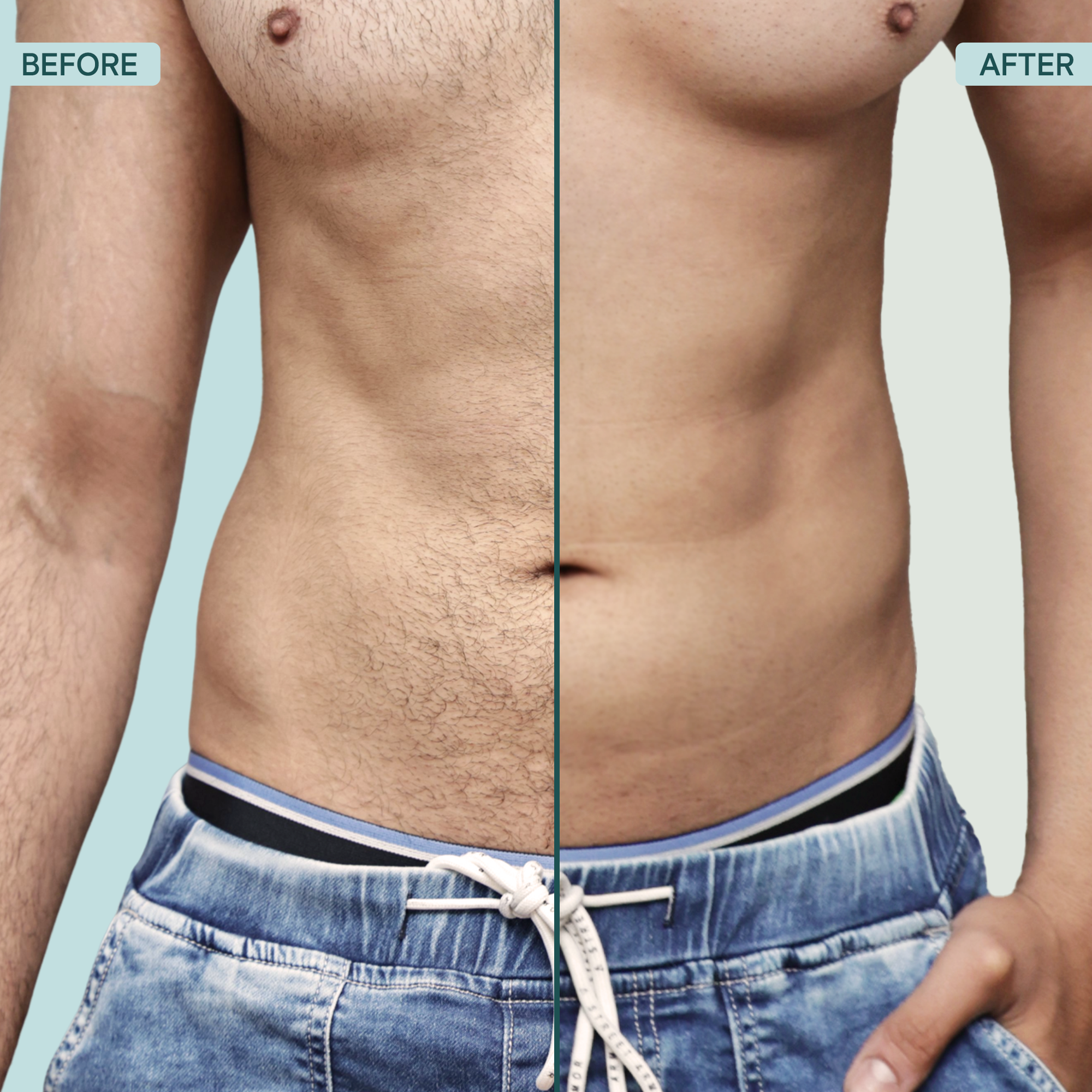 After Before Using Nut Groomer 1.0 Lite