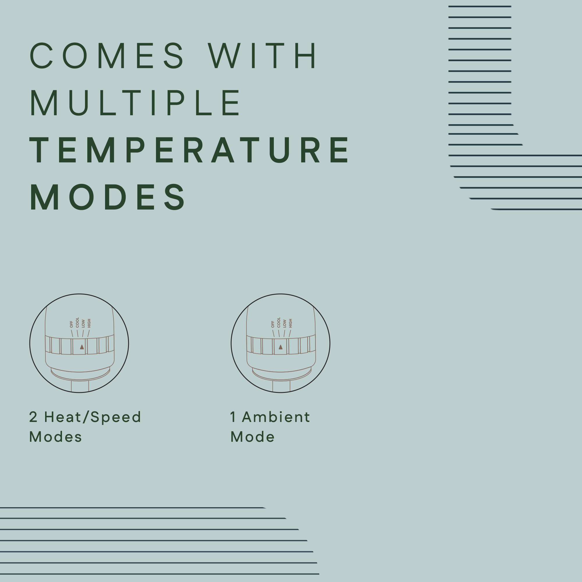 Blow Drying Brush With Multiple Temperature Modes