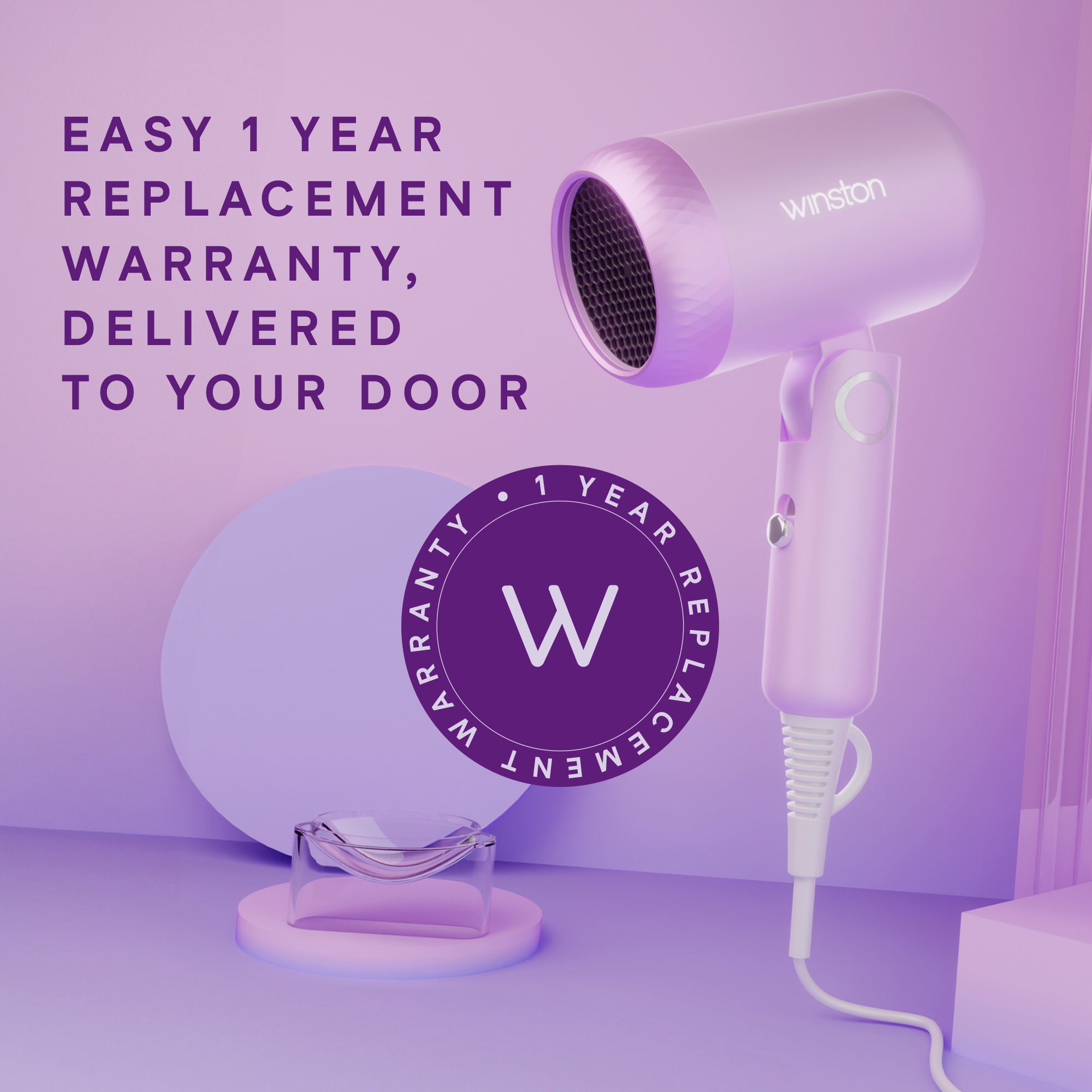 Hair Dryer 1200 Watt - 1 Year Warranty