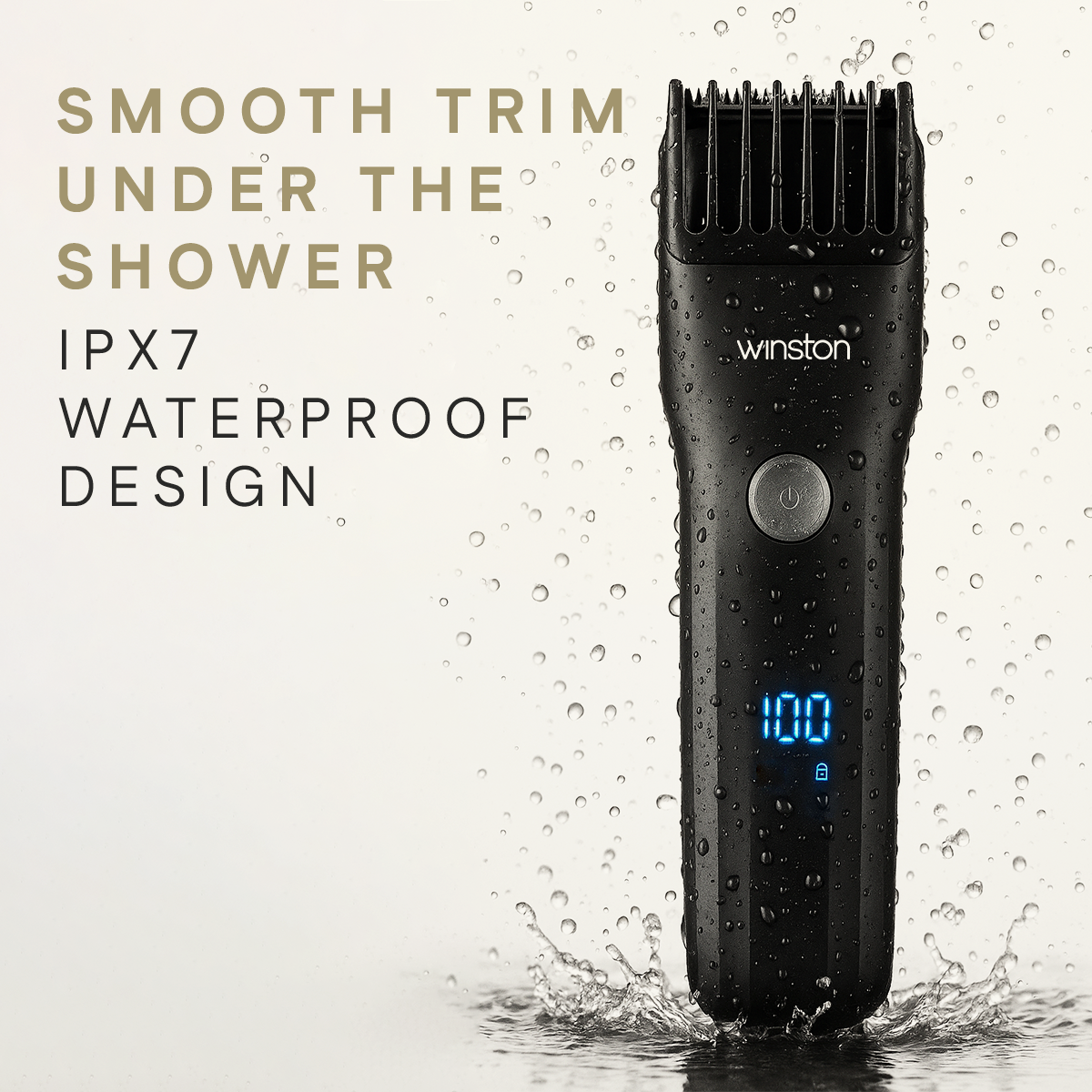 Snipper Beard Trimmer With IPX7 Waterproof Design