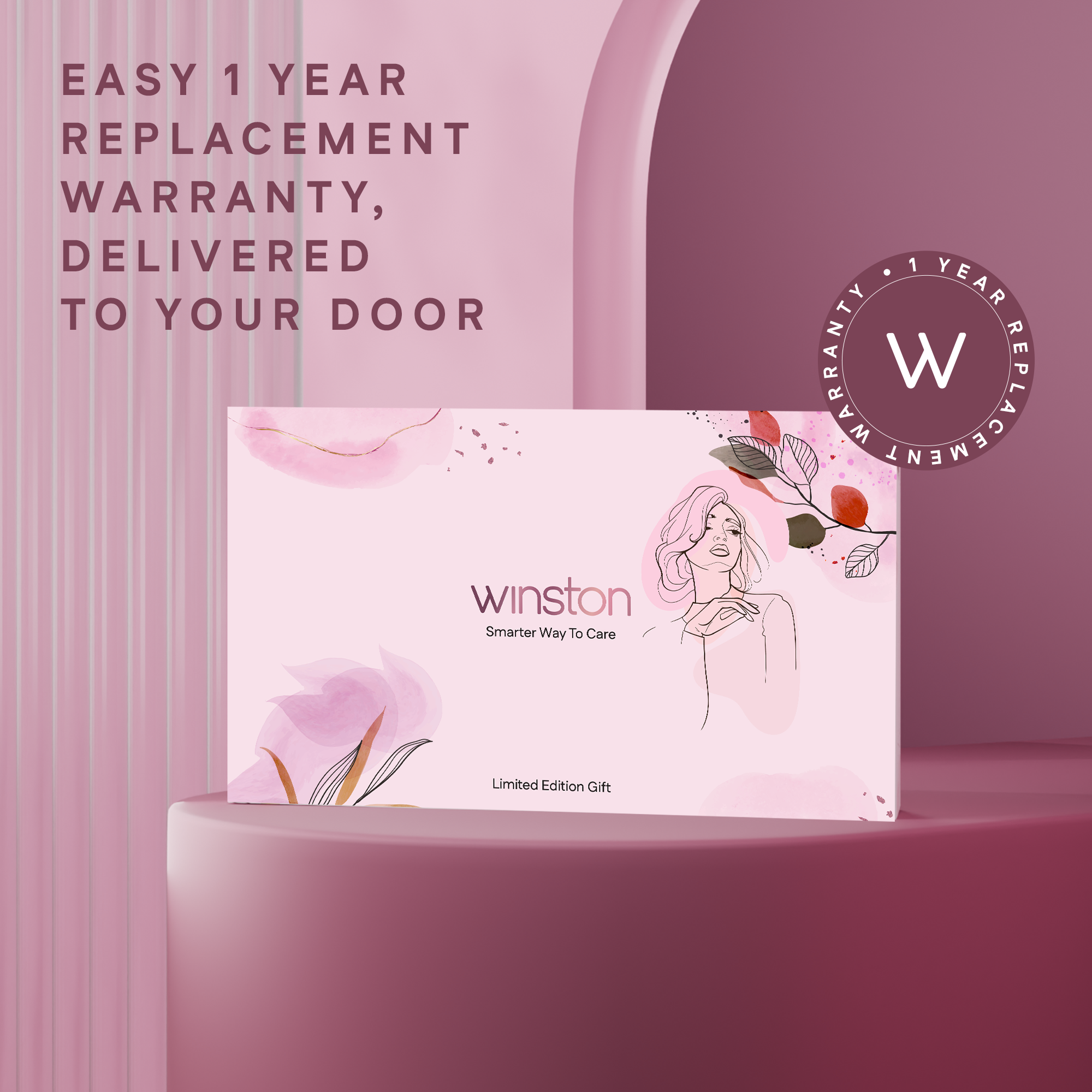 1 Year Replacement Warranty In Women Gift Box