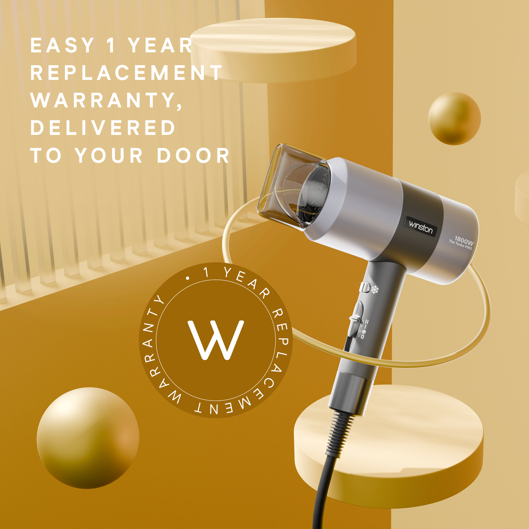 Turbo Pro 1800 Watt With 1 Year Warranty