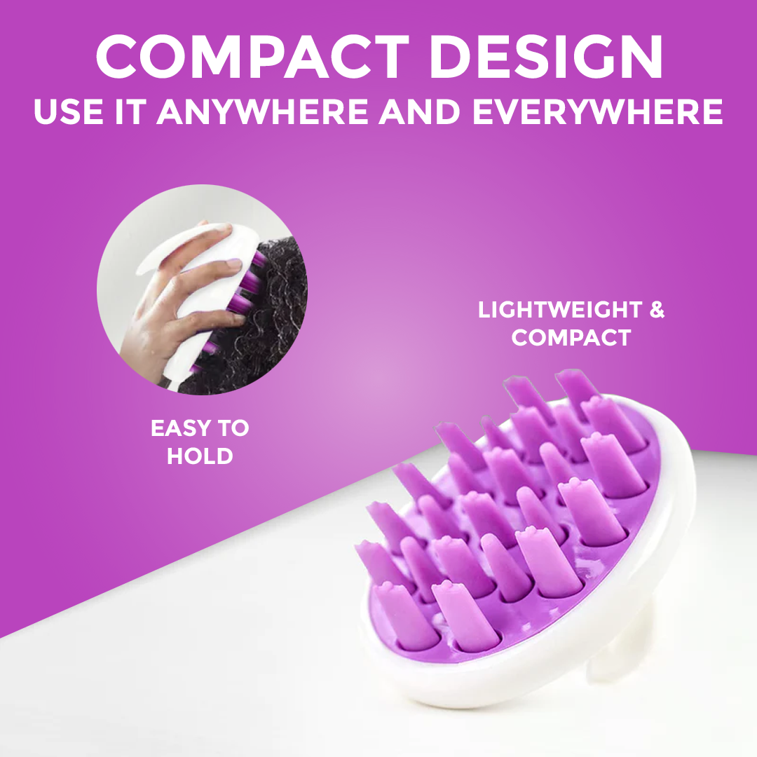 Compact Design of Manual Scalp Massager