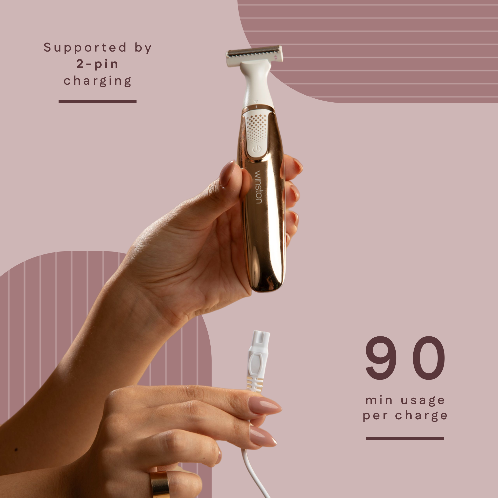 4 in 1 Bikini & Body Trimmer With 90 Min Usage