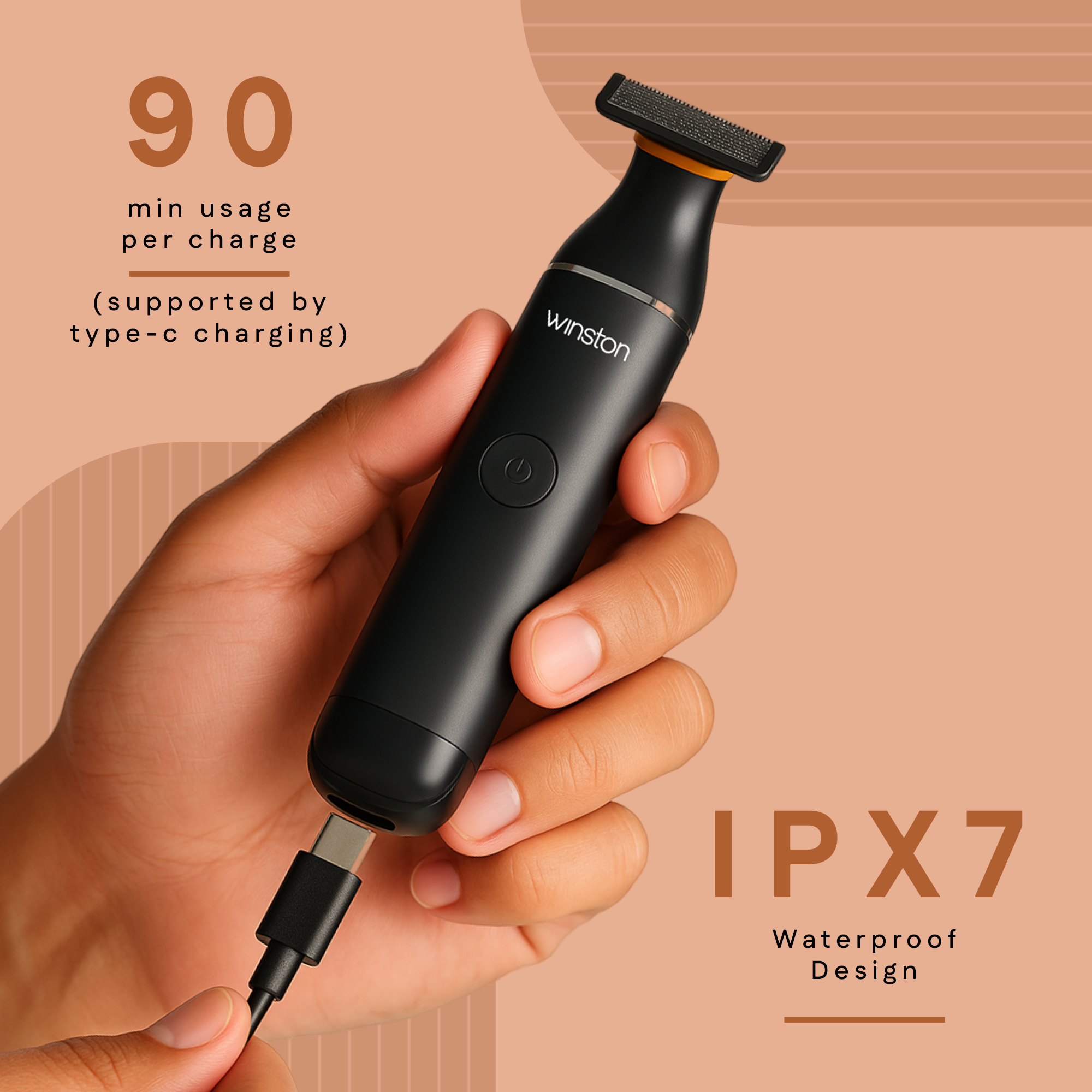 All In One Blade Trimmer With Type C Charging