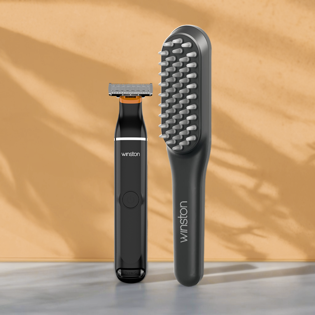 All in One Blade Trimmer & LED Comb Combo