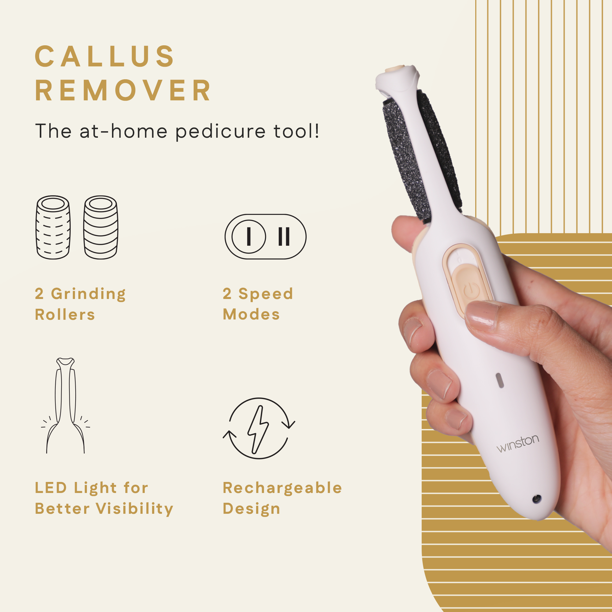 Callus Remover In Winston Men's Gift Box