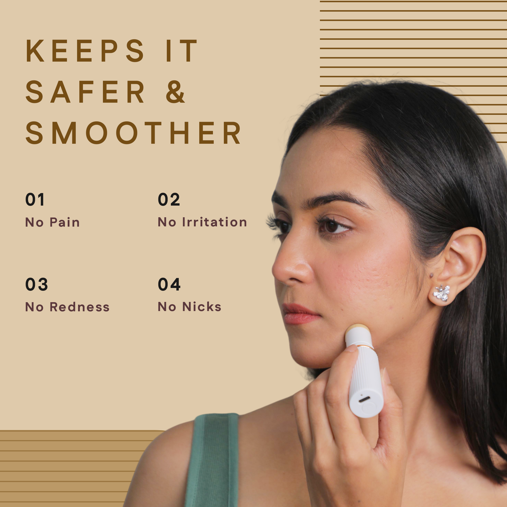 Face Trimmer - Safer & Smooth