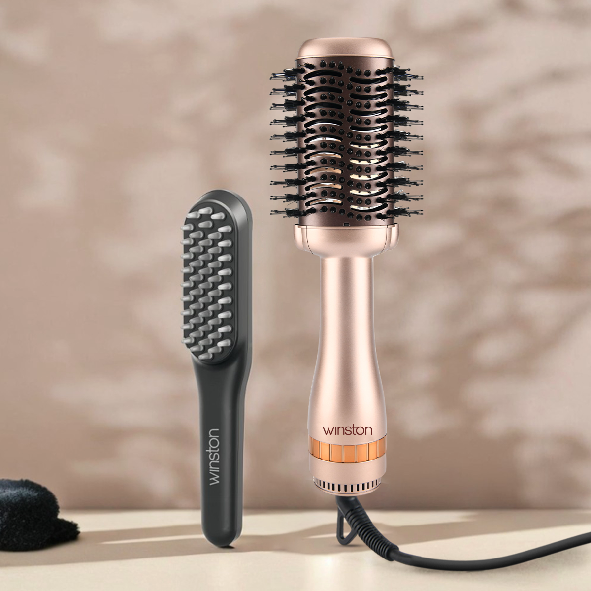 LED Comb & Blow Brush Combo
