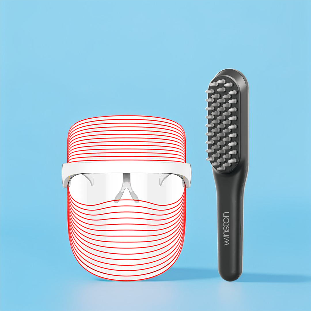 Grey LED Comb & Mask Combo