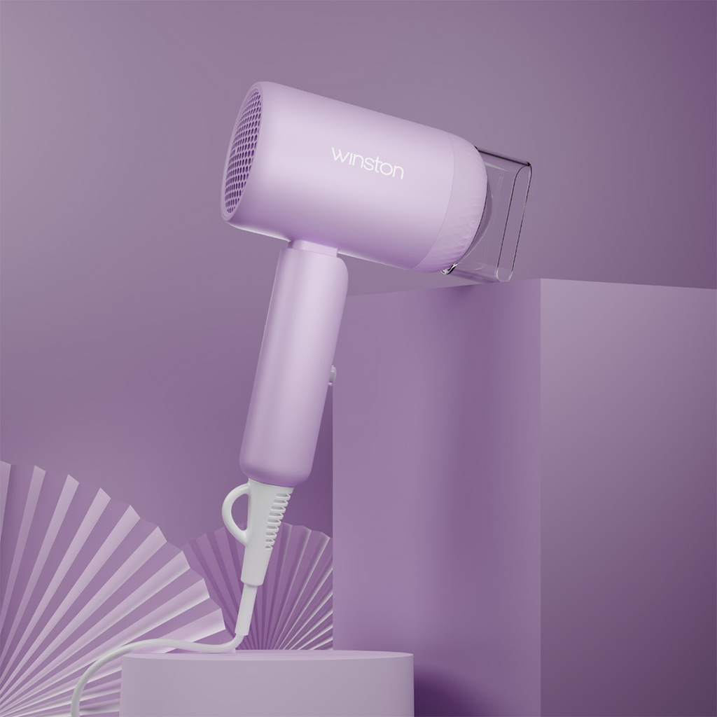 Hair Dryer 1200W | Foldable Hair Dryer, Low Noise & Detachable