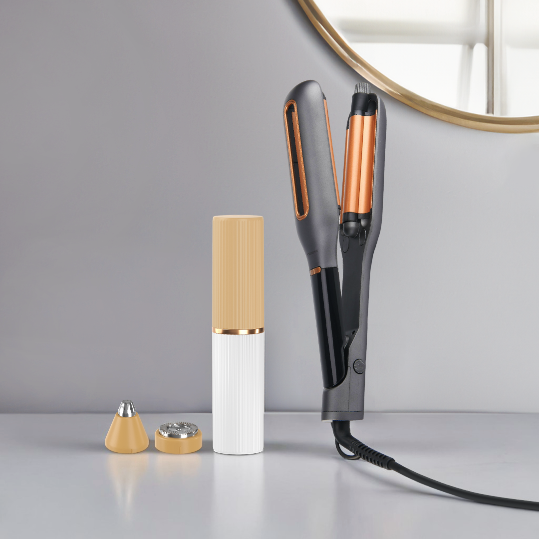2 in 1 Trimmer & Hair Waver Combo