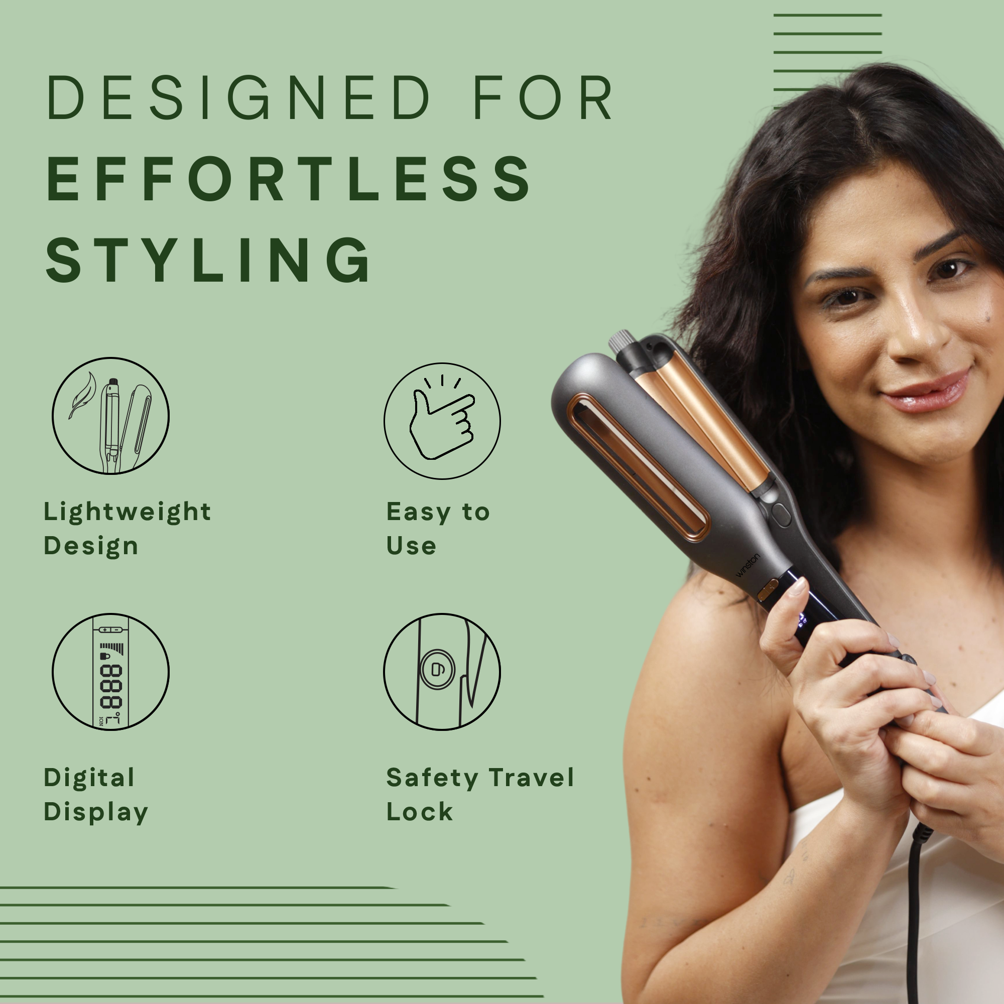 Hair Waver For Effortless Styling