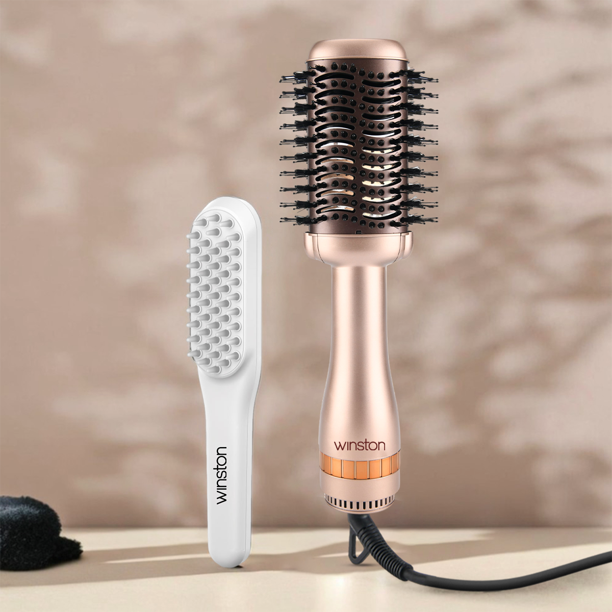 LED Comb & Blow Brush Combo