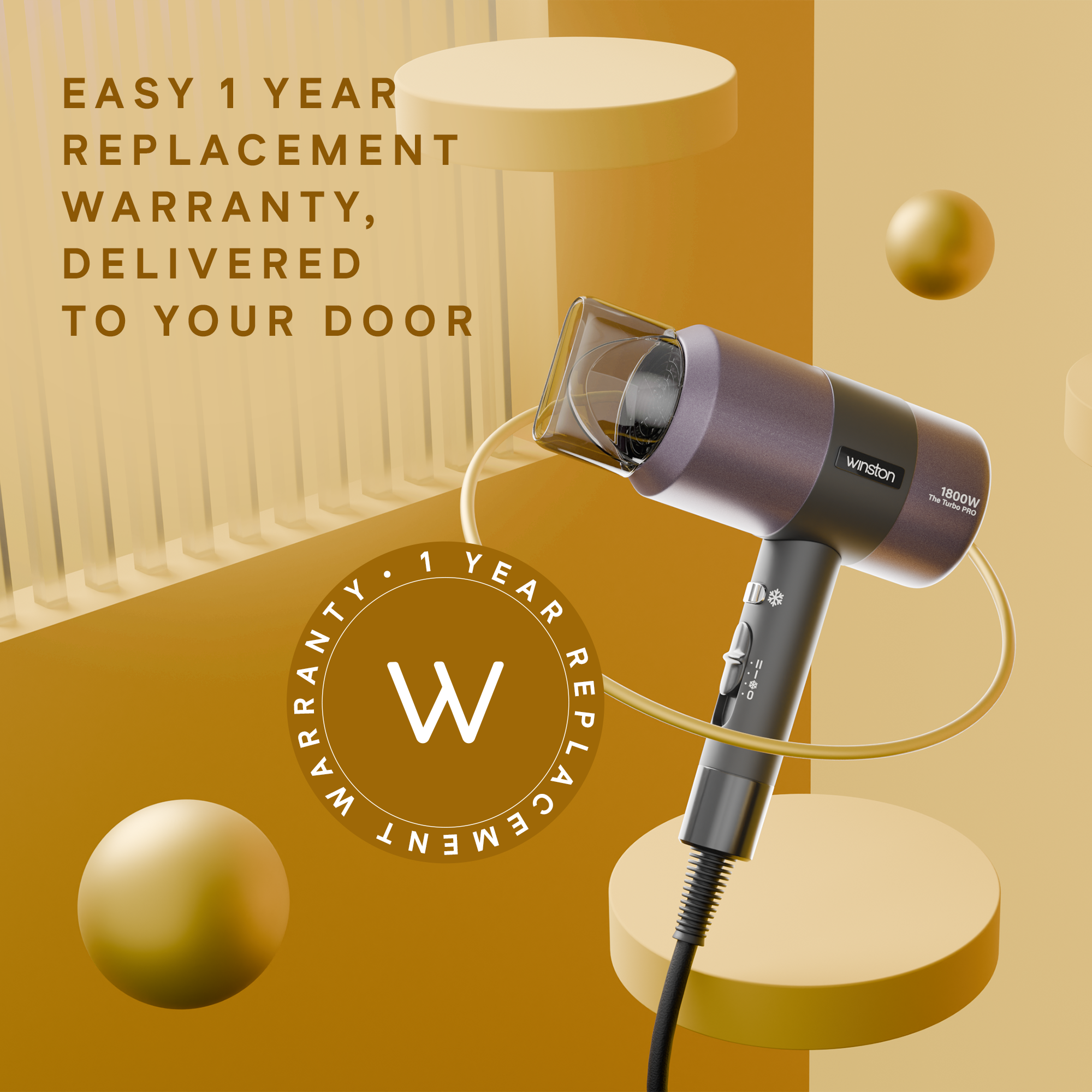 Turbo Pro 1800 Watt With 1 Year Warranty