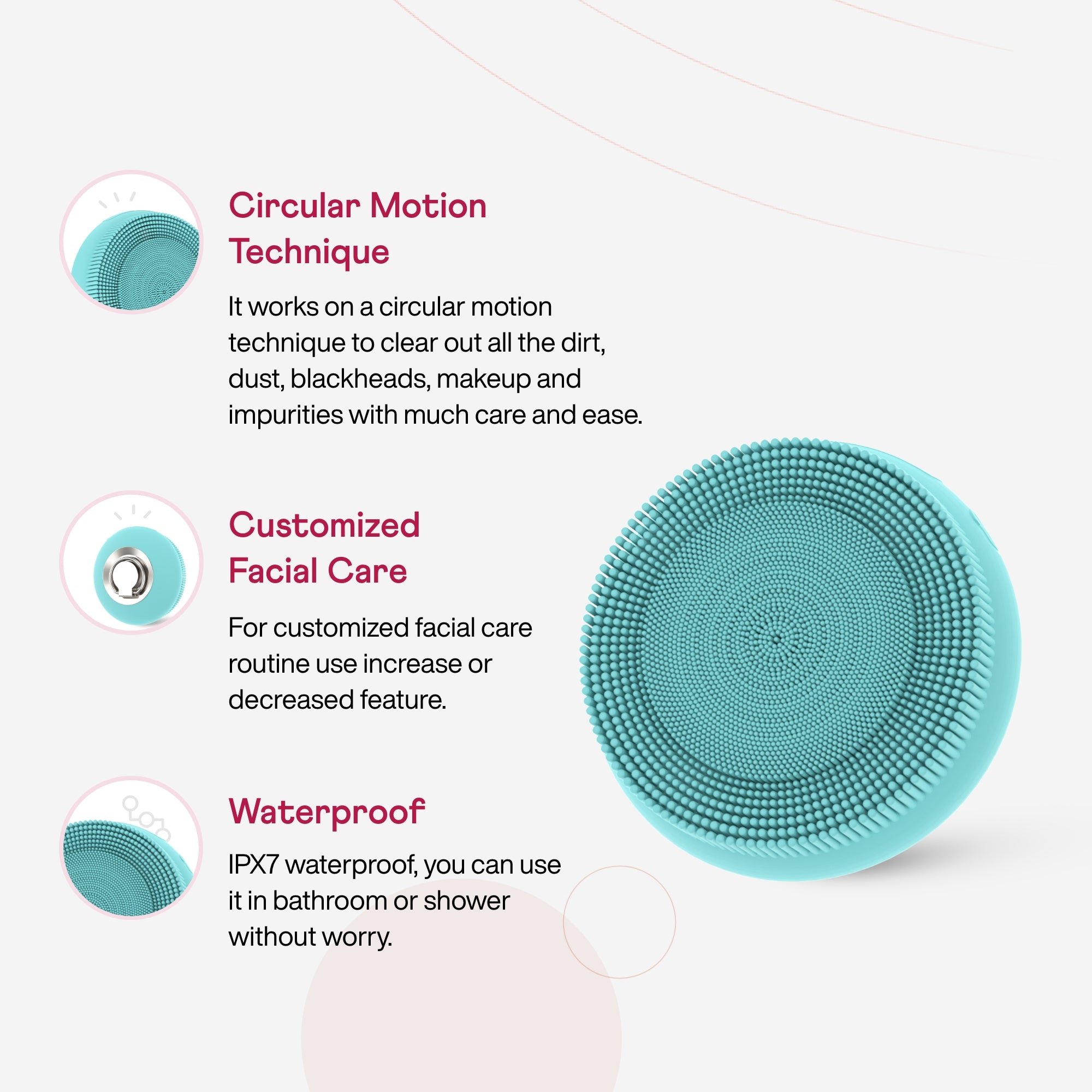 Waterproof Facial Cleanser Mini