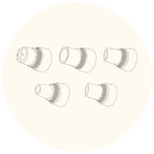 Blackhead Remover - 5 Suction Heads 