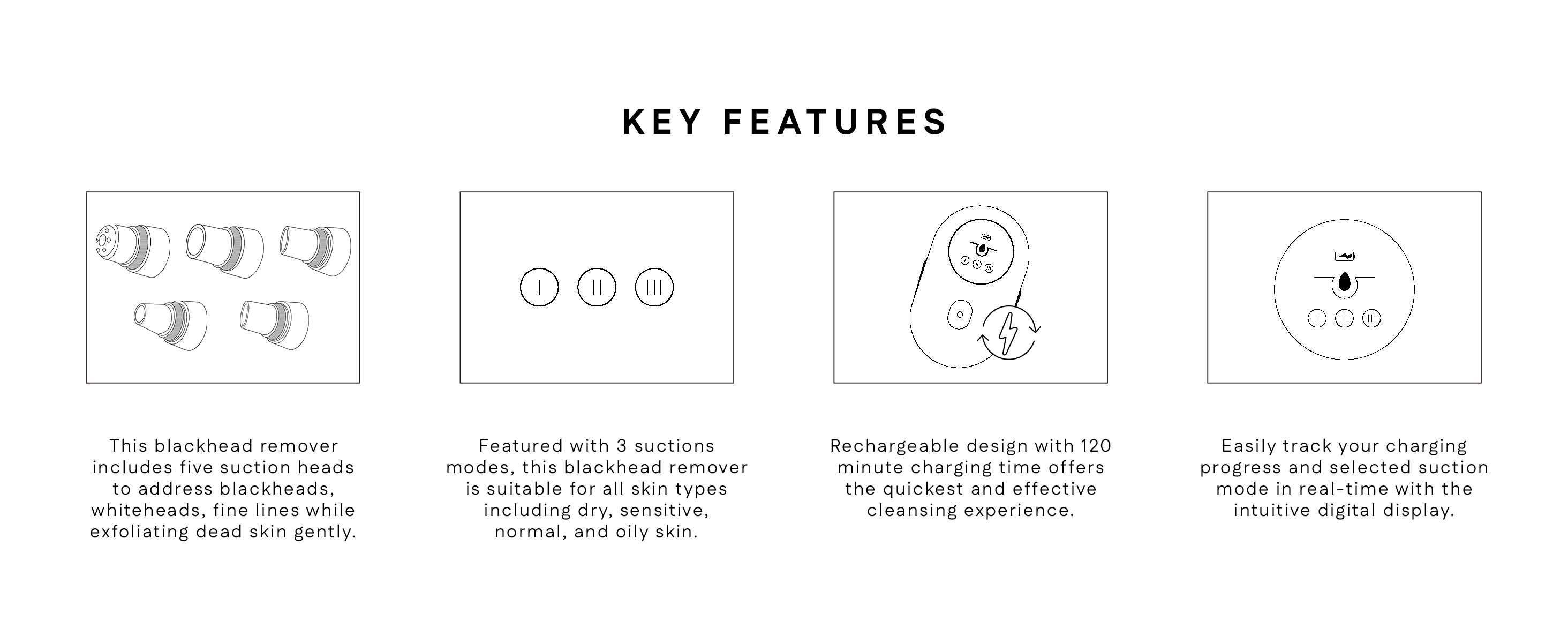 Key Features of Blackhead Remover