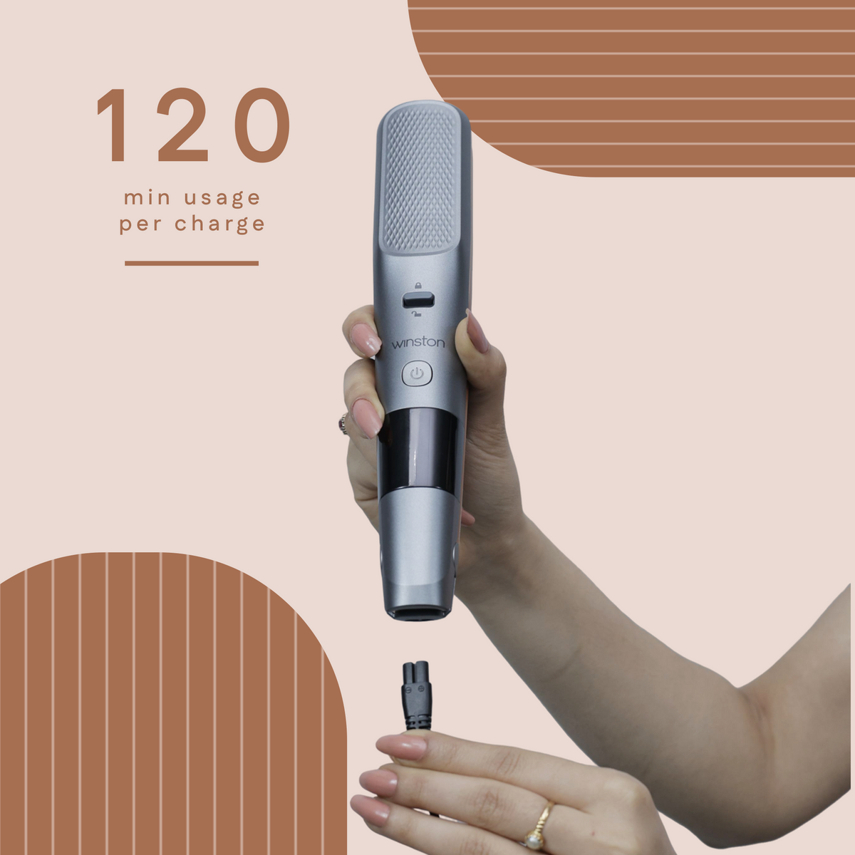 Split End Trimmer | Rechargeable, Two-Way Motor to Trim Damaged Hair
