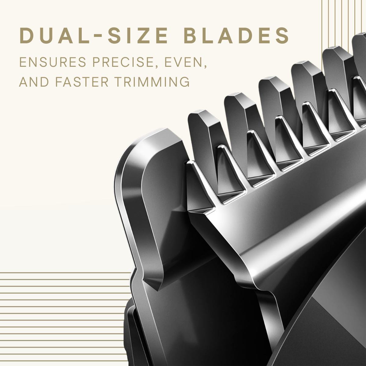 Dual-Size Bladed For Faster Trimming