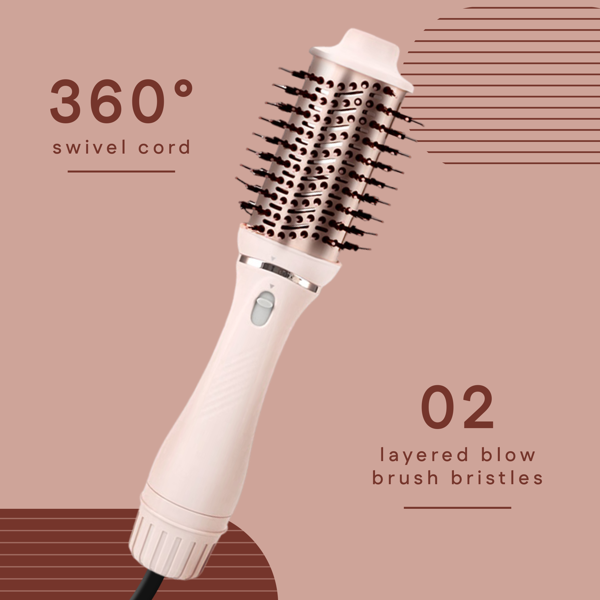 3 in 1 Hair Blow Brush