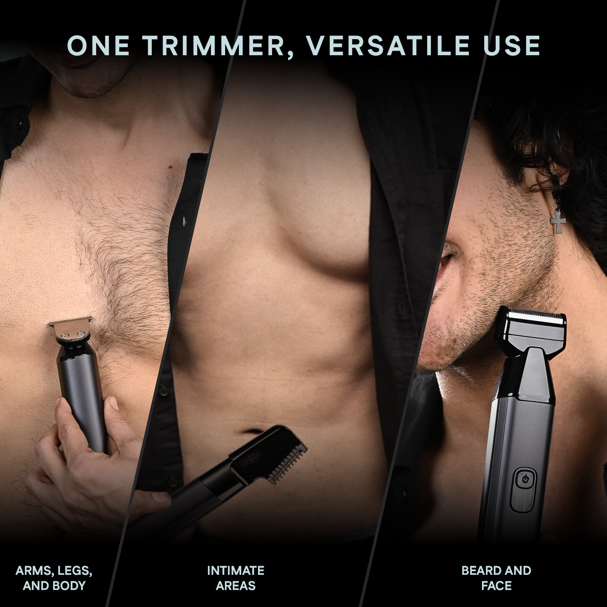 Groom 360 - One Trimmer, Versatile Use