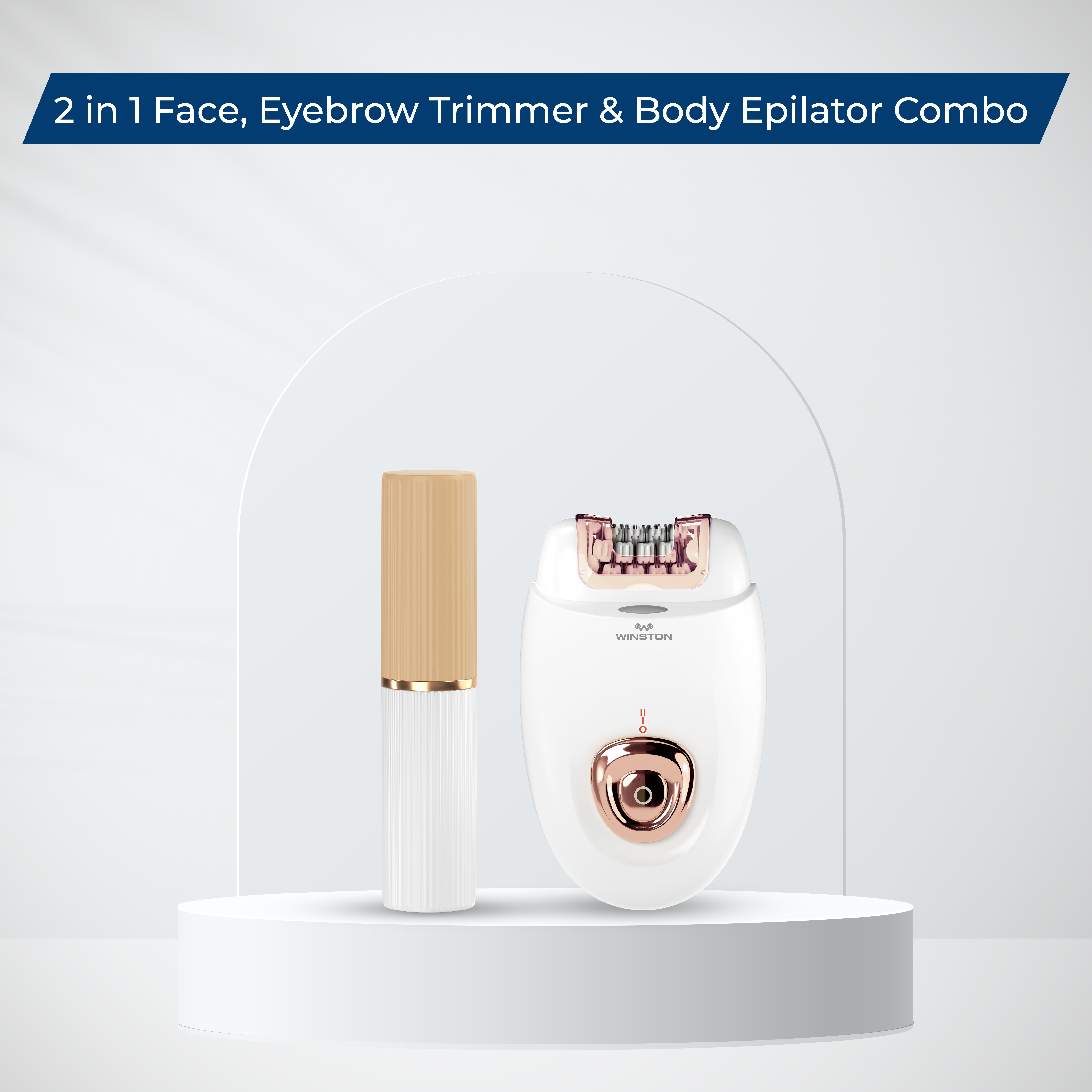 2 in 1 Trimmer & Body Epilator Combo