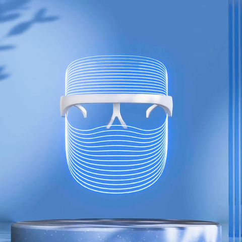 3 In 1 LED Light Therapy Face Mask | For Anti-Aging, Acne & Glowing Skin