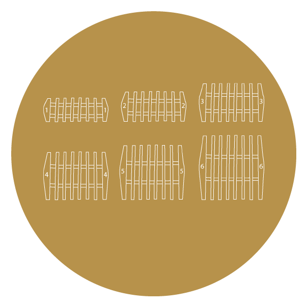 6 Length Comb Attachments