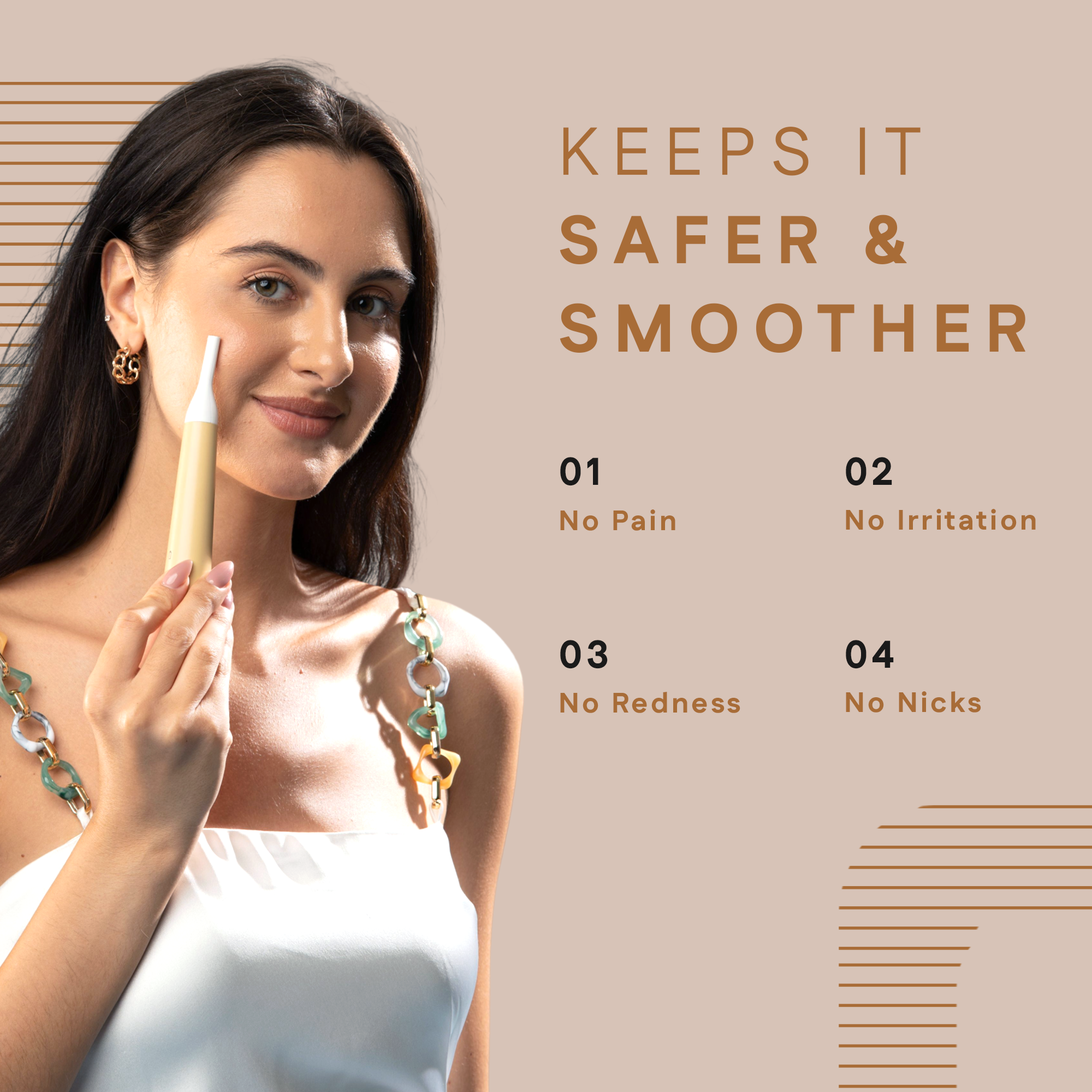 3 in 1 Bikini & Body Trimmer | Safer & Smoother