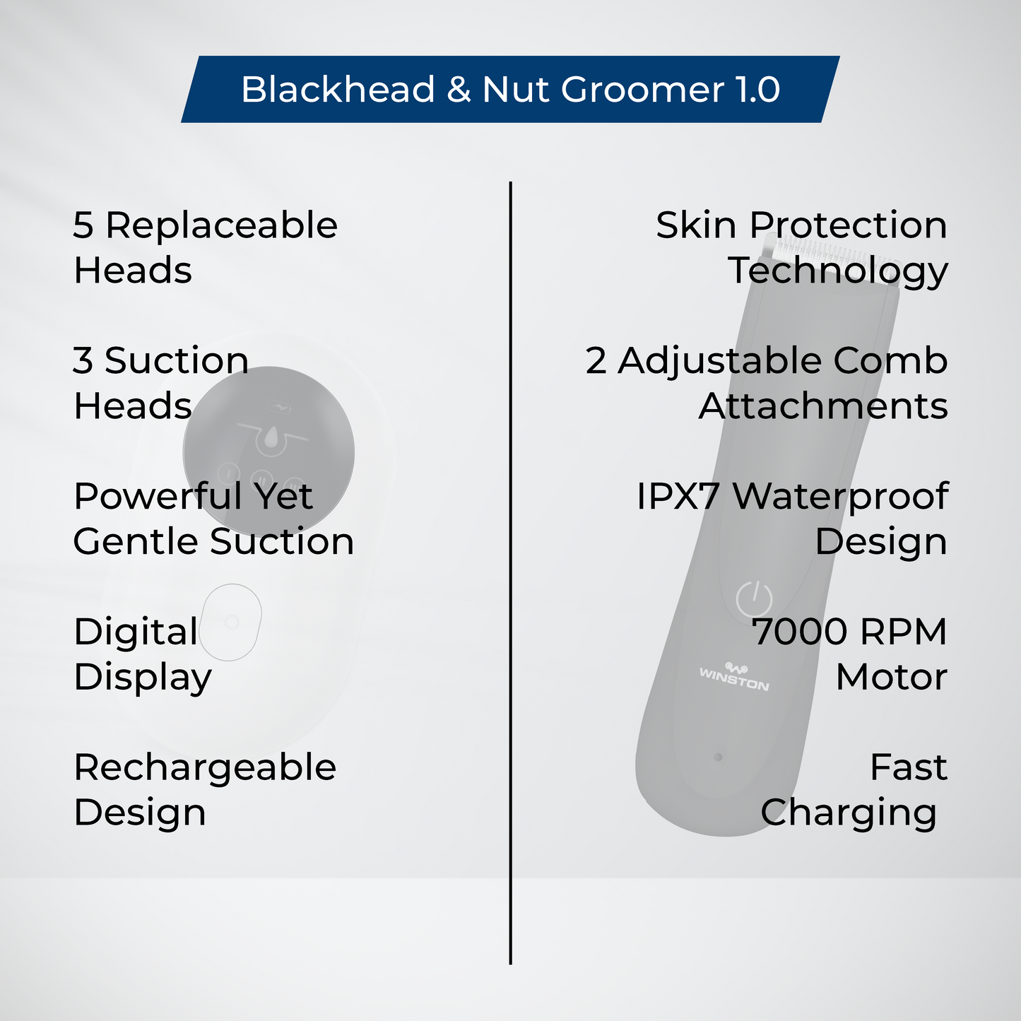 Blackhead & Nut Groomer 1.0 Combo