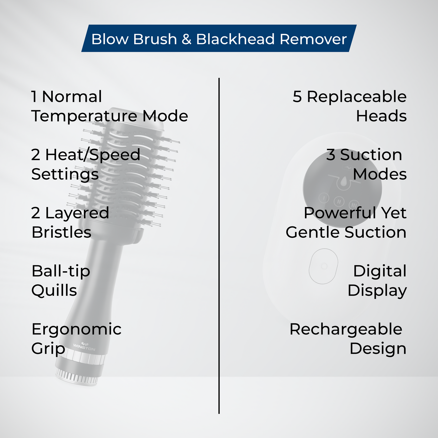 Blow Brush & Blackhead Combo