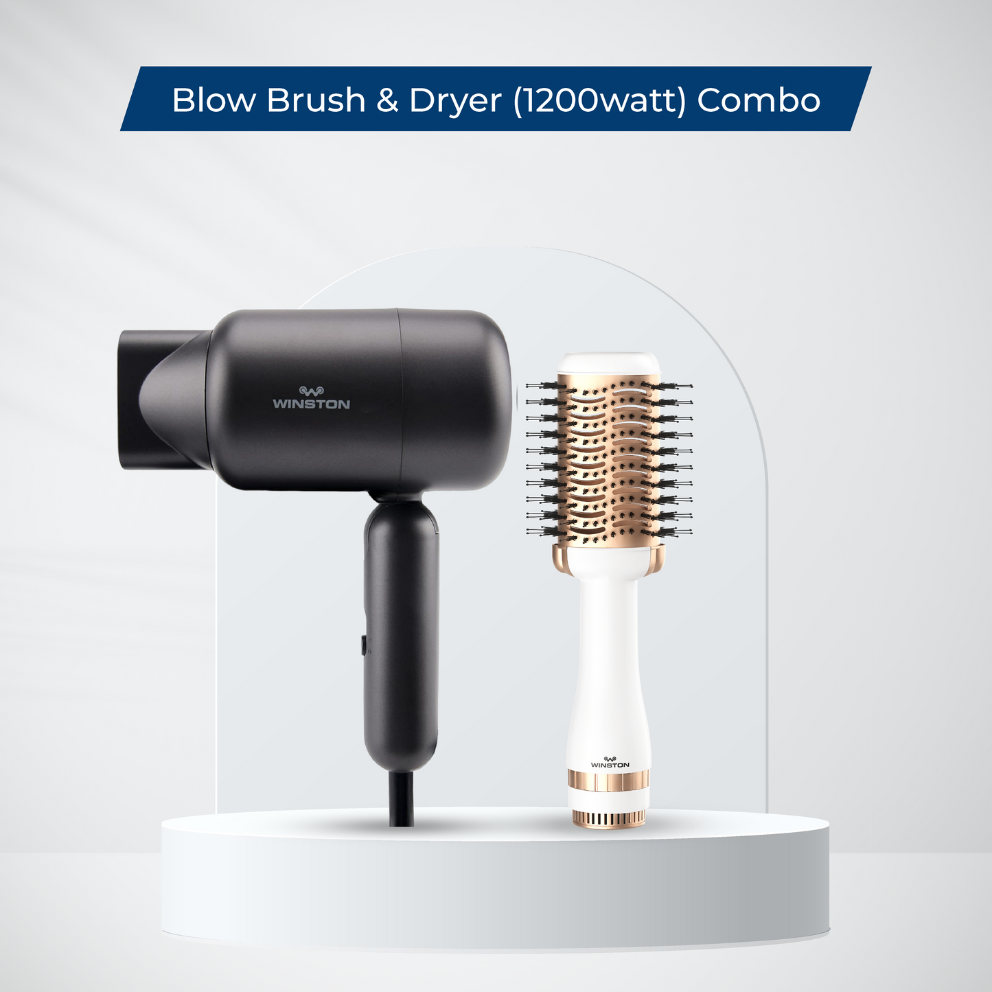 Blow Brush & Dryer (1200watt) Combo