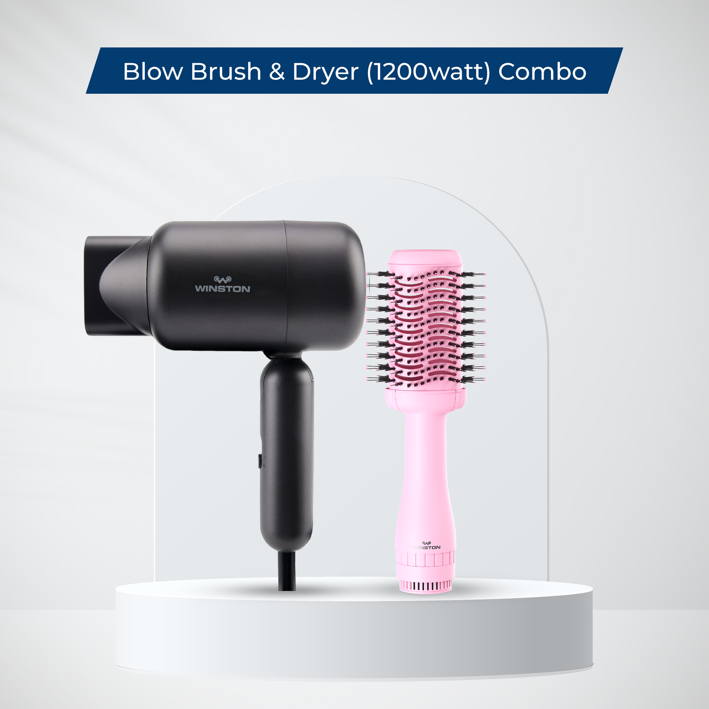 Blow Brush & Dryer (1200watt) Combo