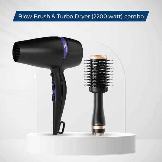 Blow Brush & Turbo Dryer (2200 watt combo)