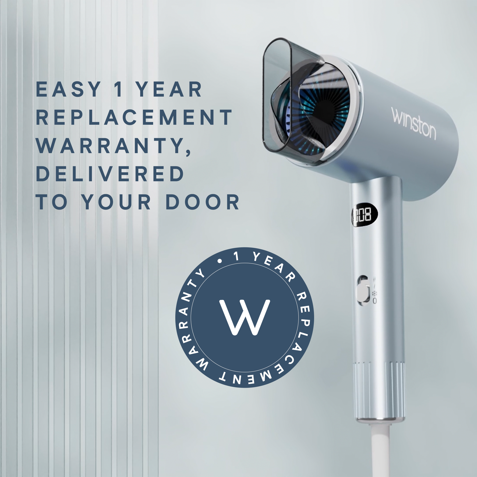 Digital Hair Dryer 2000 Watt With 1 Year Warranty
