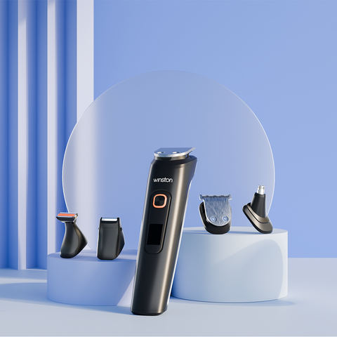 Groom X | Digital Multi-Groomer with 5 Trimming Heads & 8 Comb Lengths