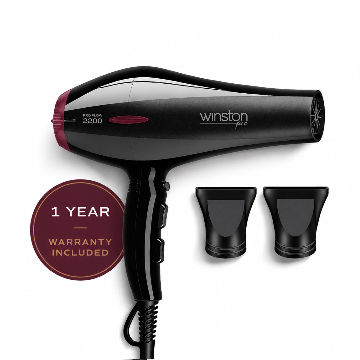Winston Pro Flow Dryer 2200W | High-Speed Airflow for Professional Styling