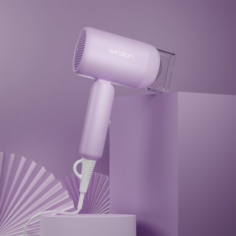 Hair Dryer 1200W | Foldable, Low Noise & Detachable Concentrator