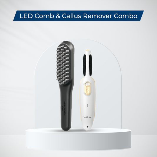 LED Comb & Callus Remover Combo