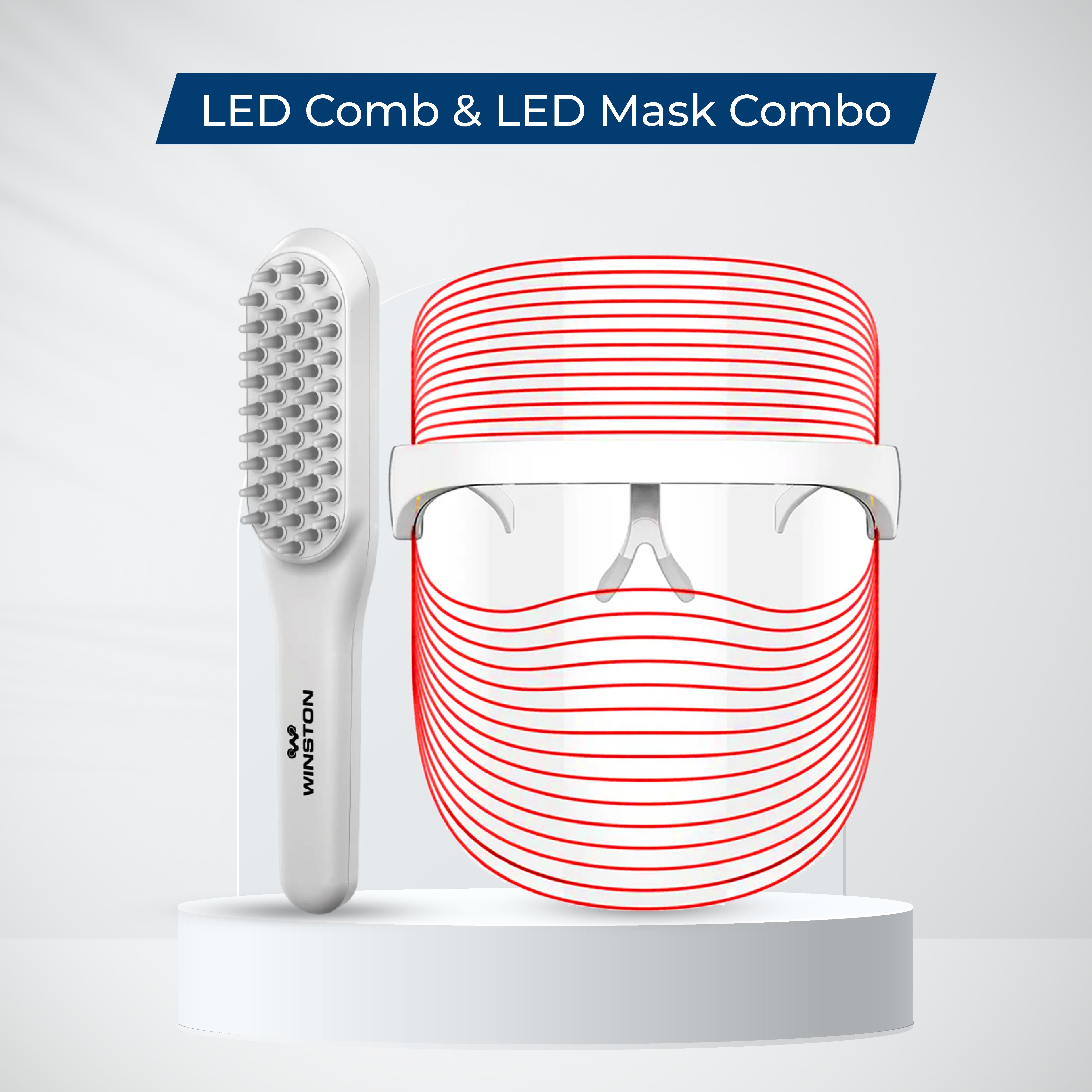 LED Comb & Mask Combo