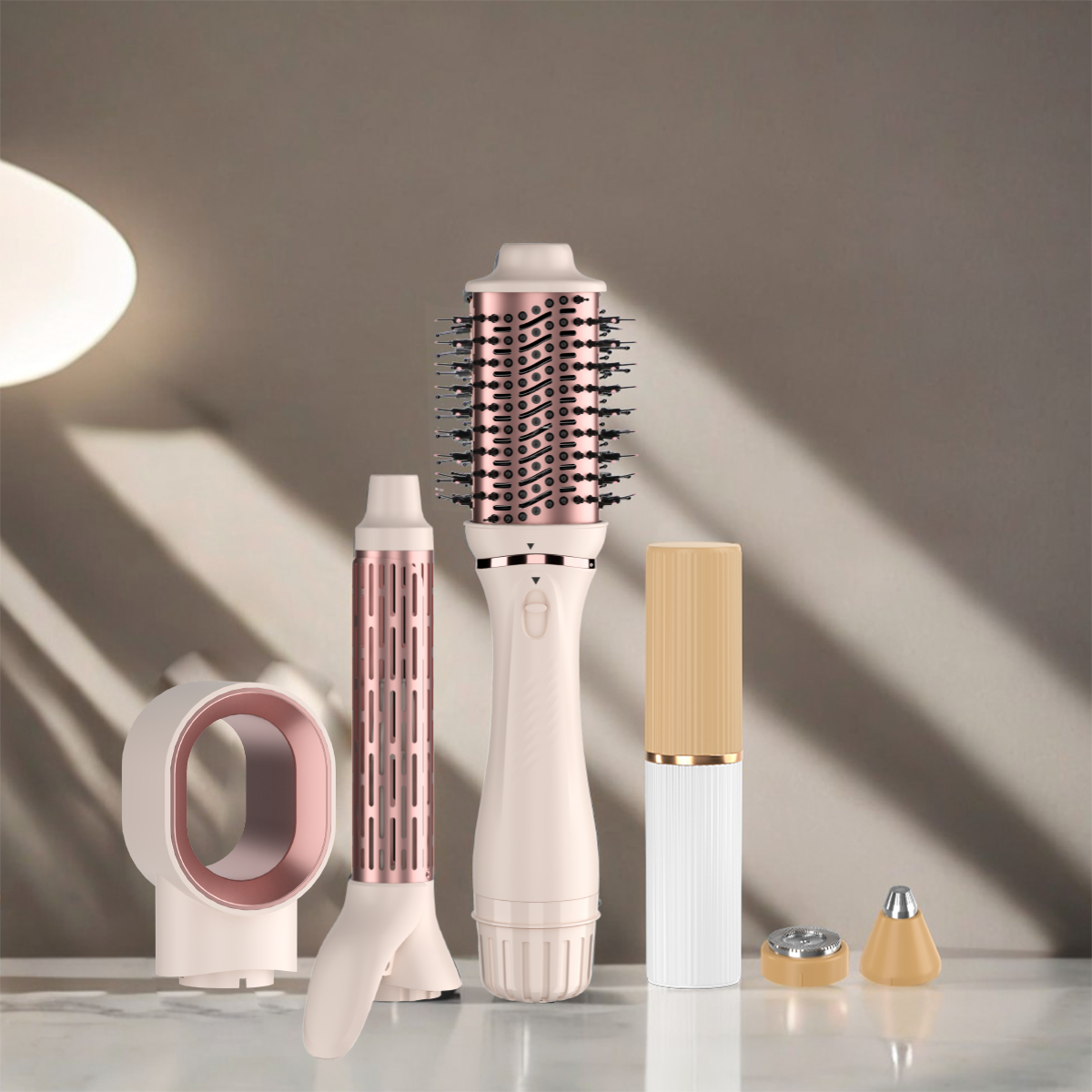 3 in 1 Hair Blow Brush & 2 in 1 Trimmer Combo