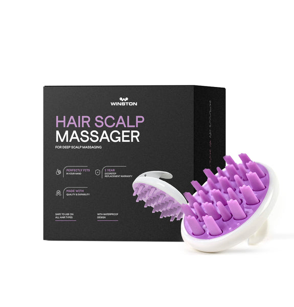 WINSTON Manual Scalp Massager Cum Shampoo Brush